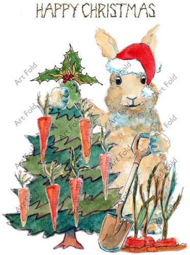344B gardener christtree Carrot HAPPY CHRISTMAS FROM jpeg SKIL-344