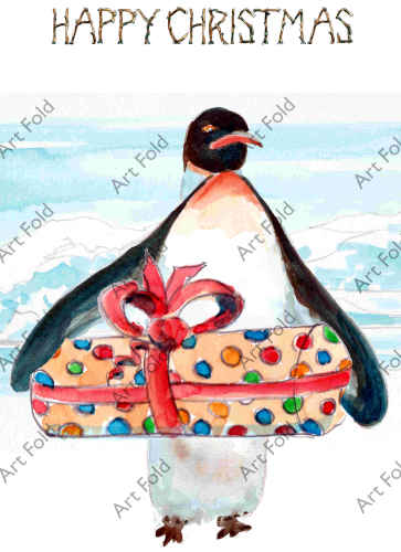 461B penguin holding present SKIL-461