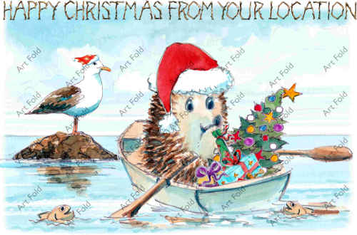 66B SP rowing boat christmas HAPPY CHRISTMAS FROM jpeg SKIL-66